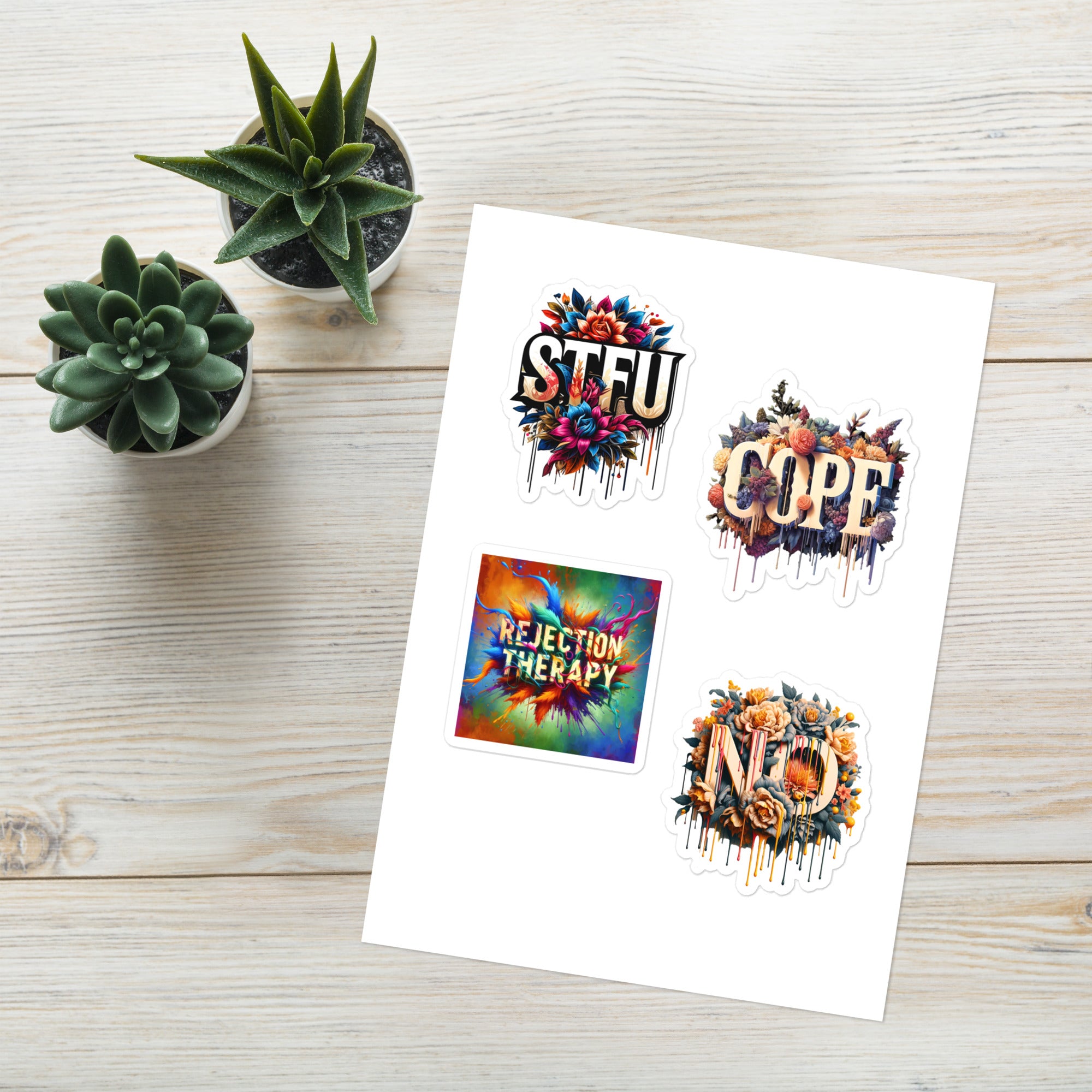Multi Designs Sticker sheet – Elevated Self Care