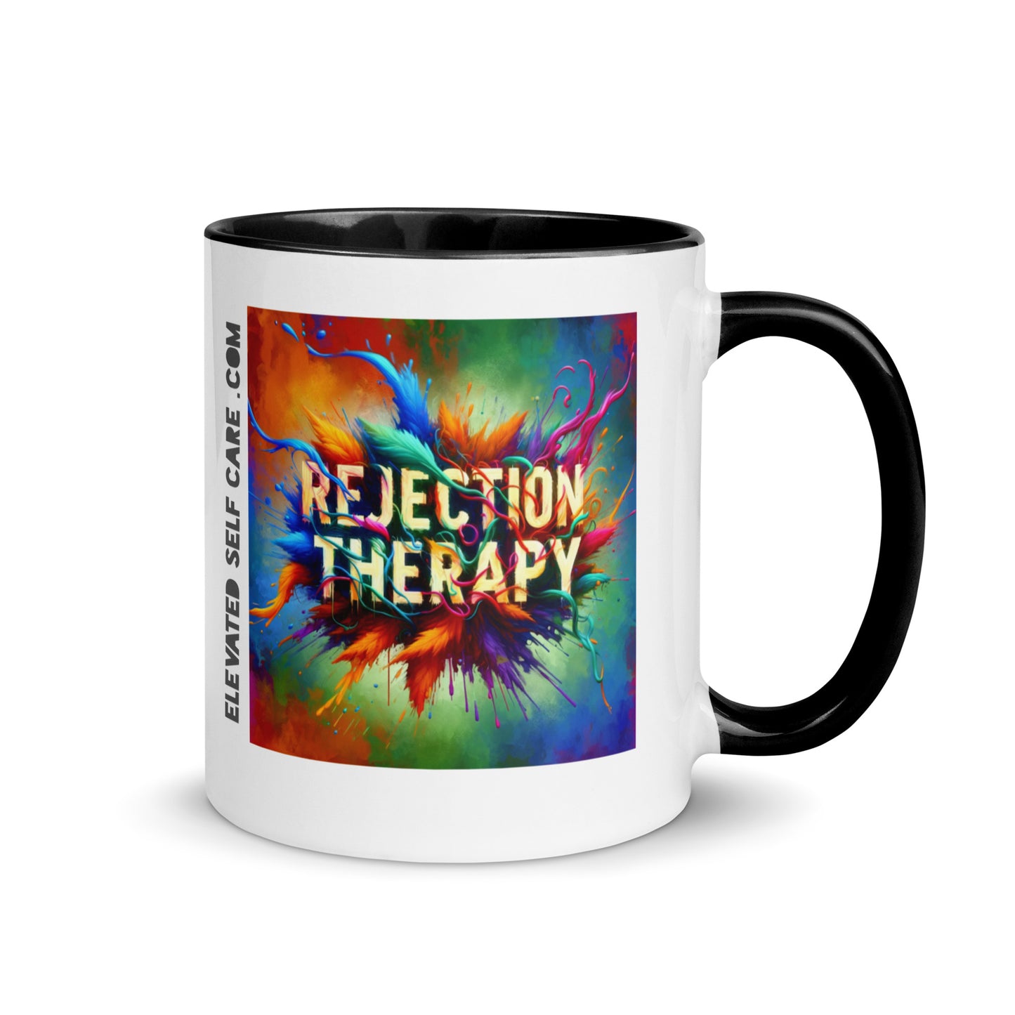 Rejection Therapy Mug with Color Inside