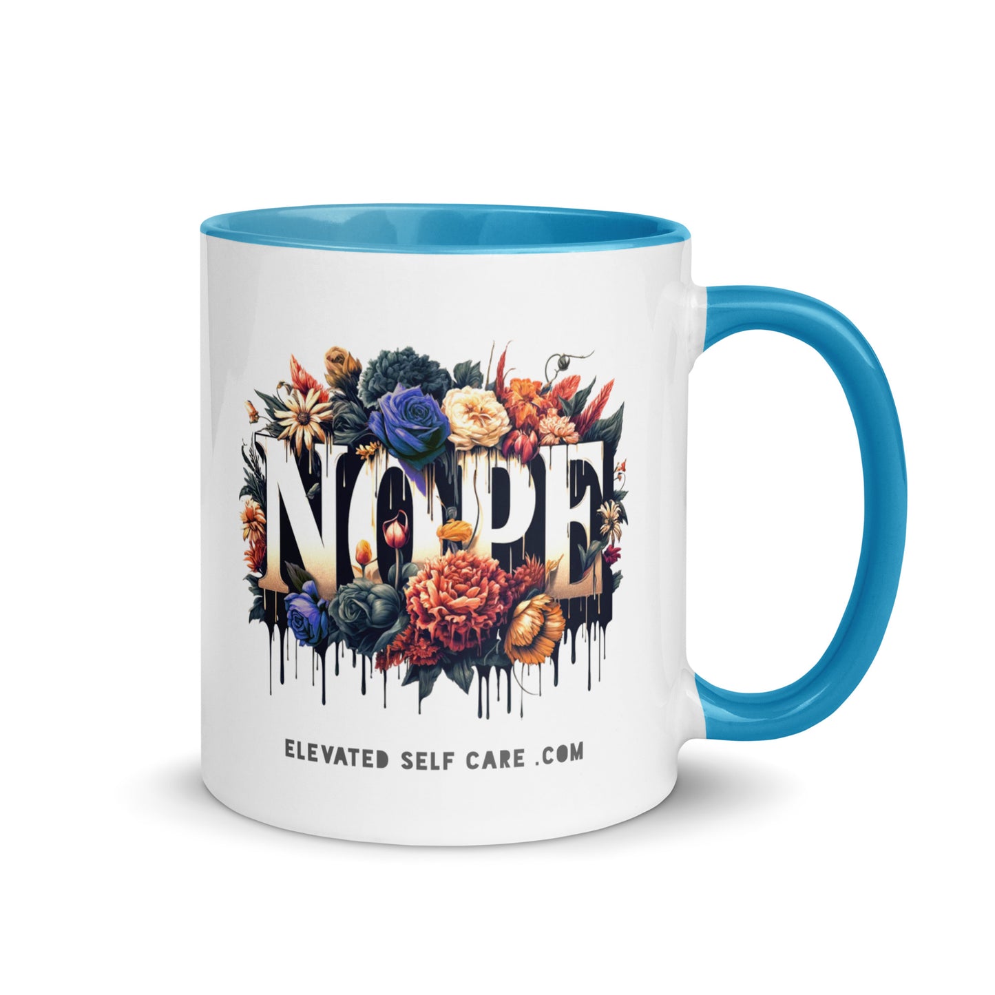 NOPE Mug with Color Inside