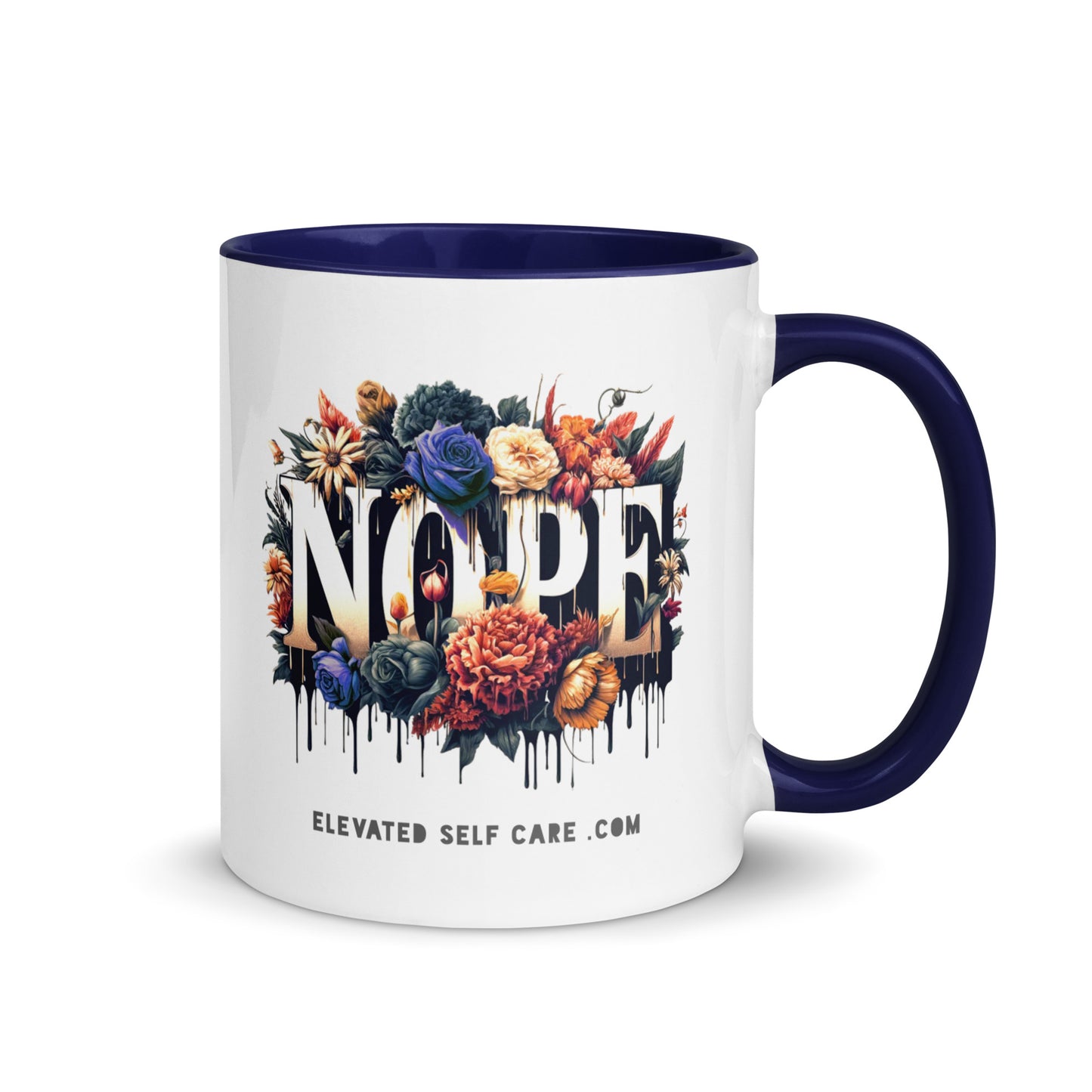 NOPE Mug with Color Inside