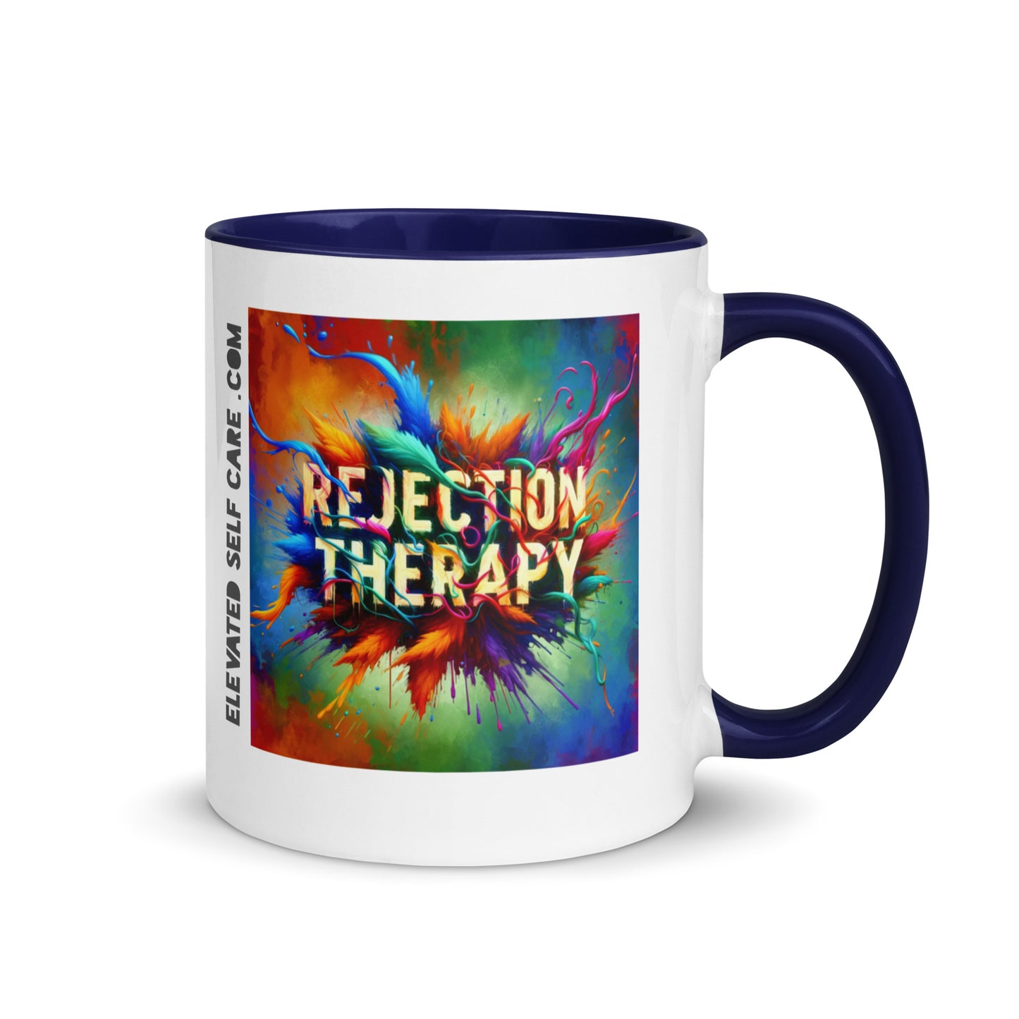 Rejection Therapy Mug with Color Inside