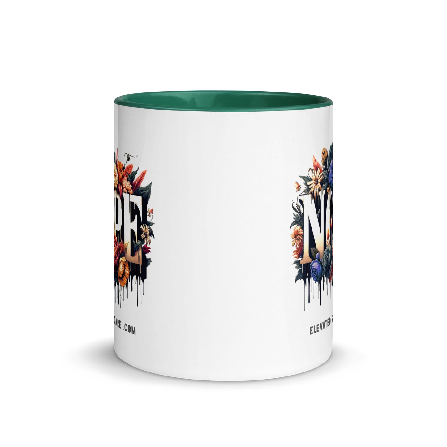 NOPE Mug with Color Inside