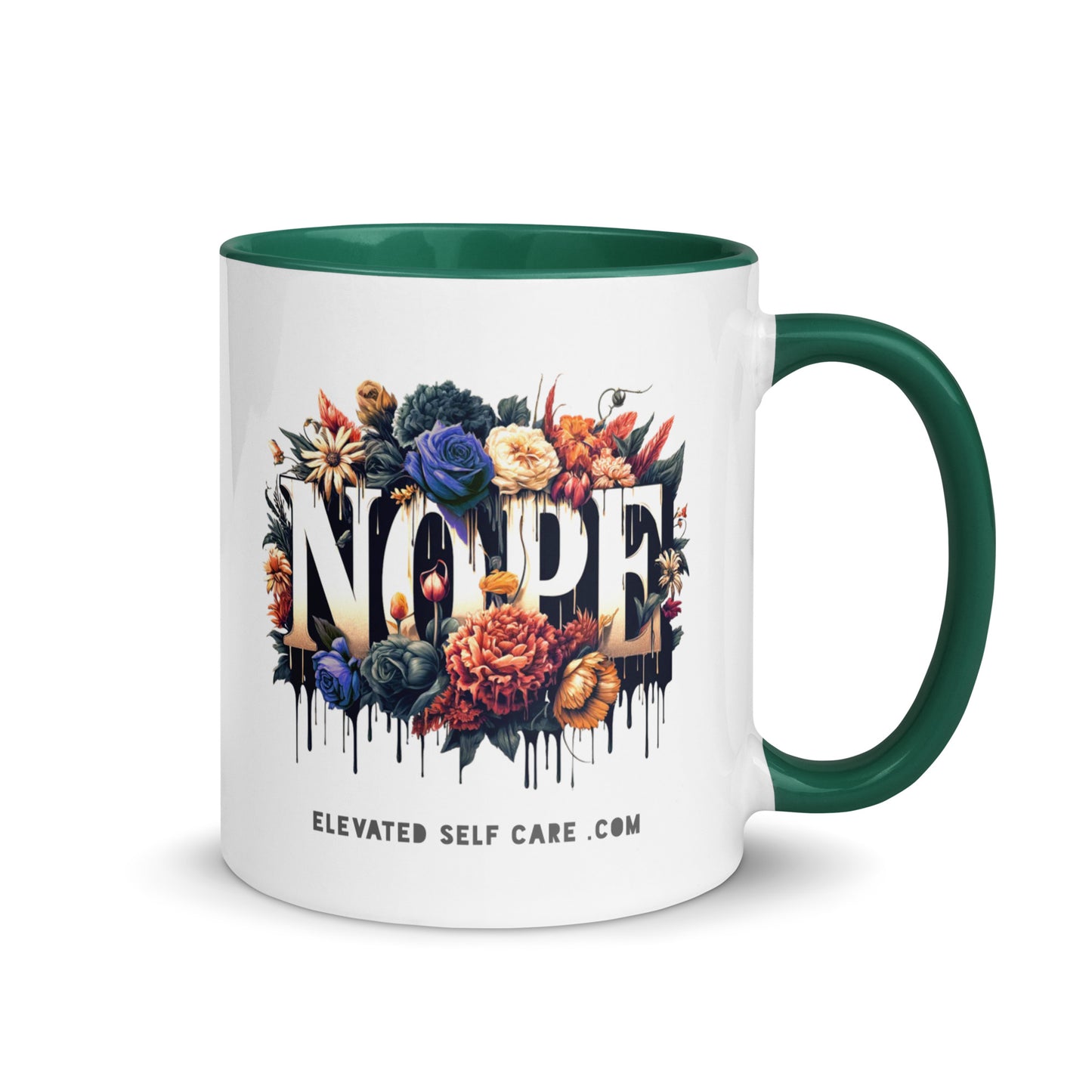 NOPE Mug with Color Inside