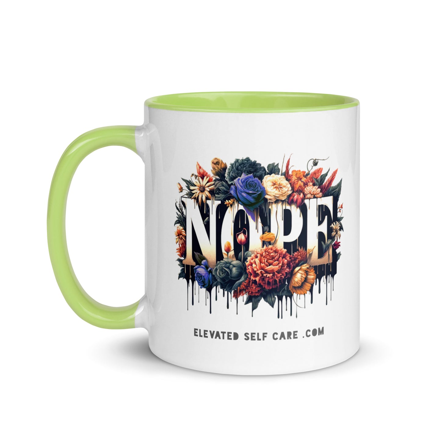 NOPE Mug with Color Inside