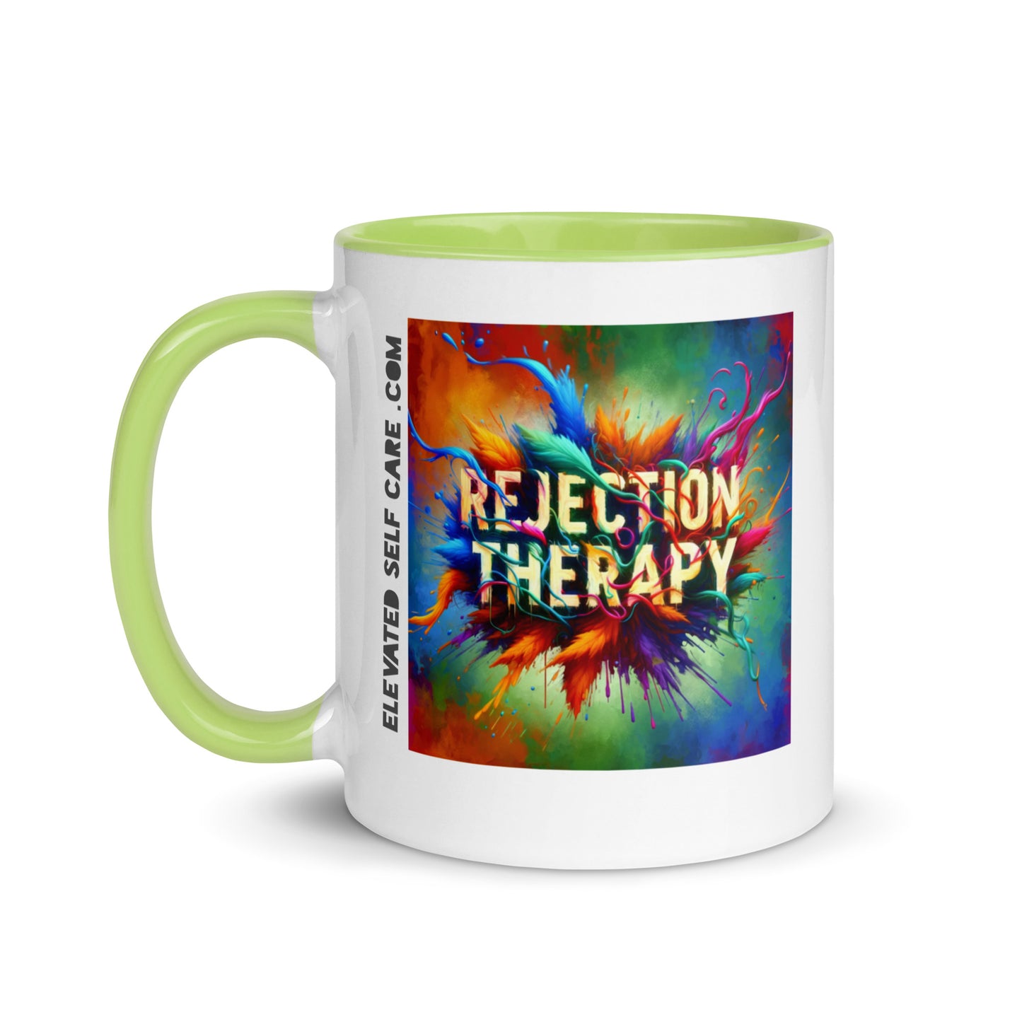 Rejection Therapy Mug with Color Inside