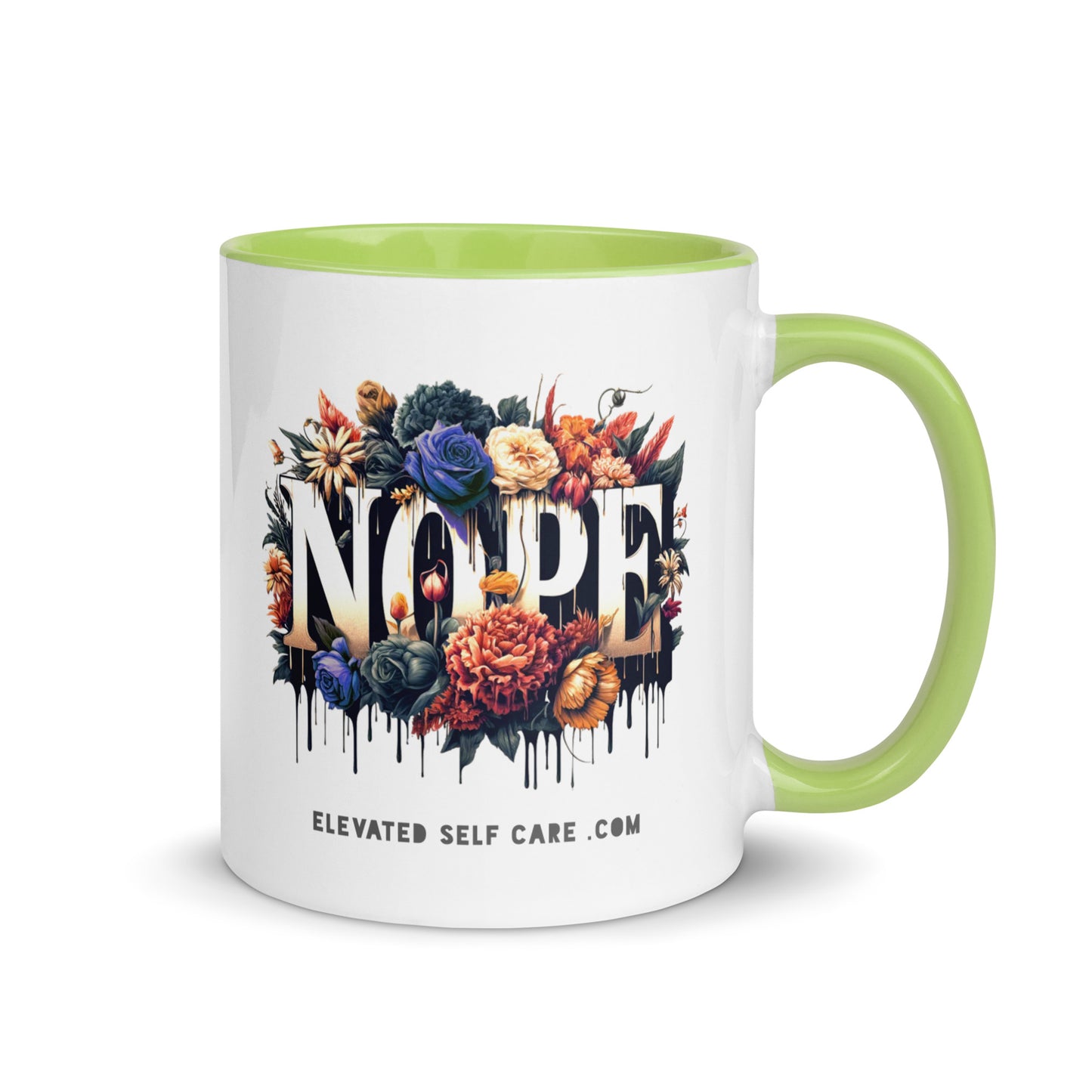 NOPE Mug with Color Inside