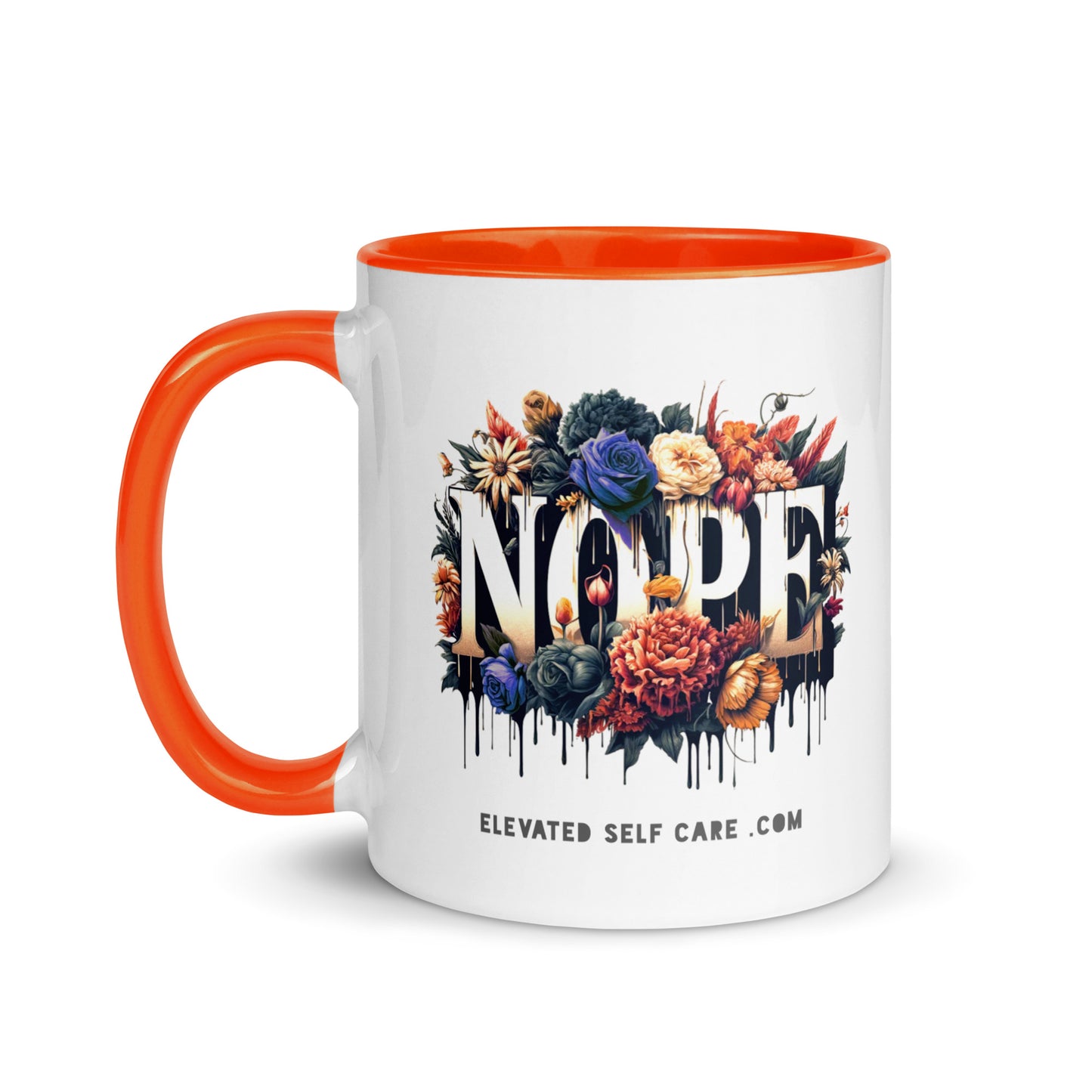 NOPE Mug with Color Inside