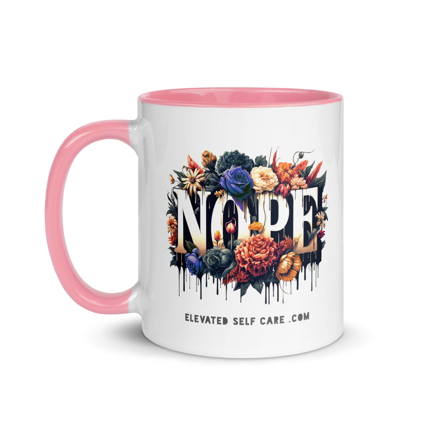 NOPE Mug with Color Inside