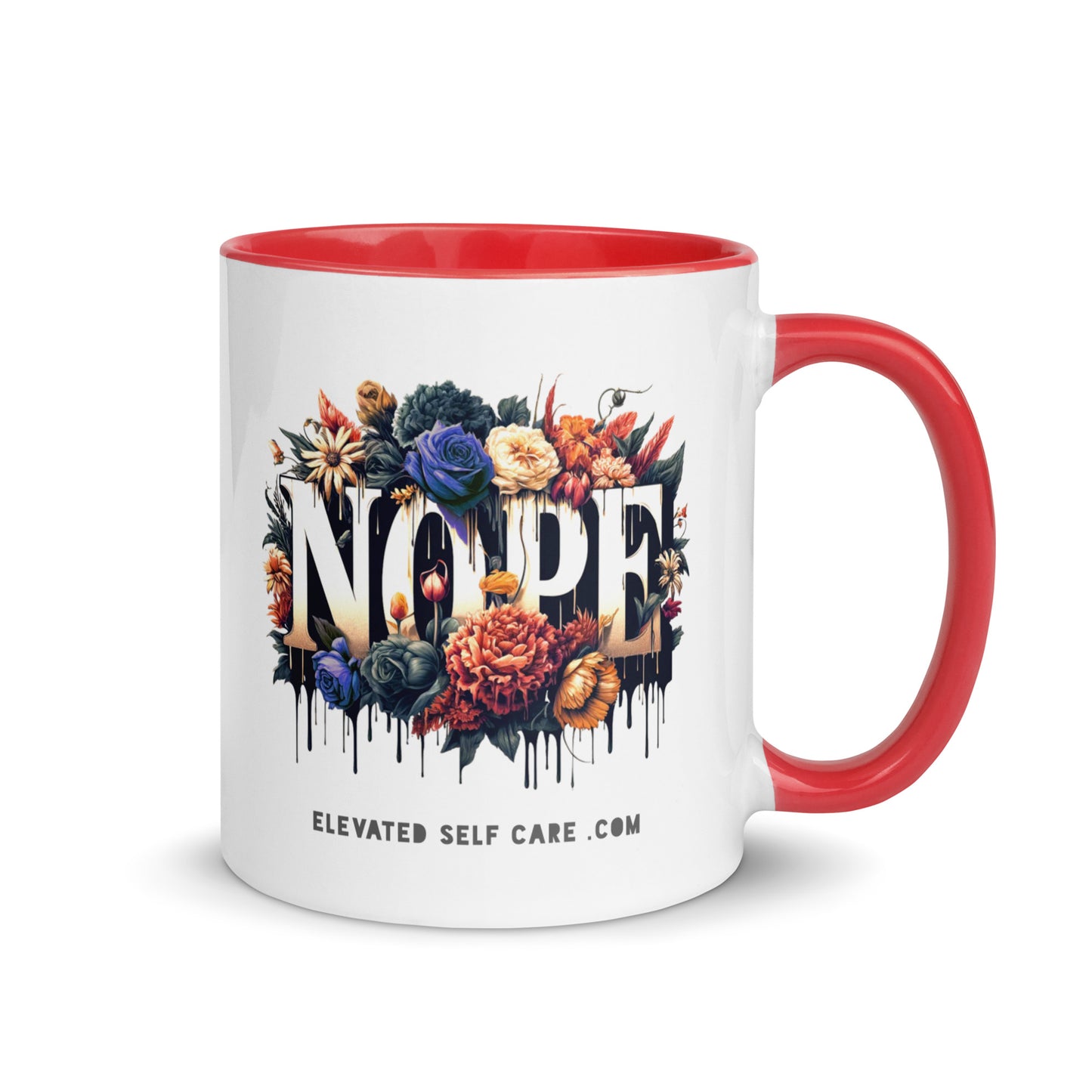 NOPE Mug with Color Inside