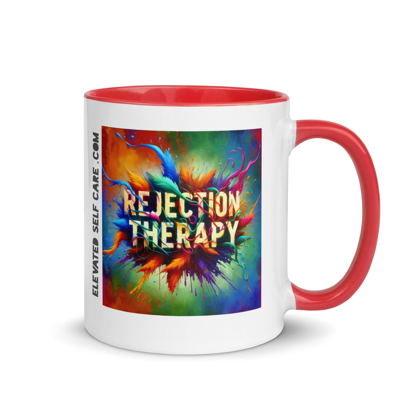 Rejection Therapy Mug with Color Inside